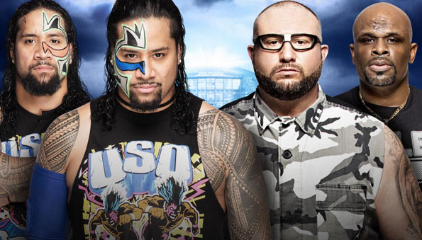 WrestleMania 32 Kickoff Show Results: Kalisto vs. Ryback, The Usos vs. The Dudley Boyz, Divas tag team match from Dallas