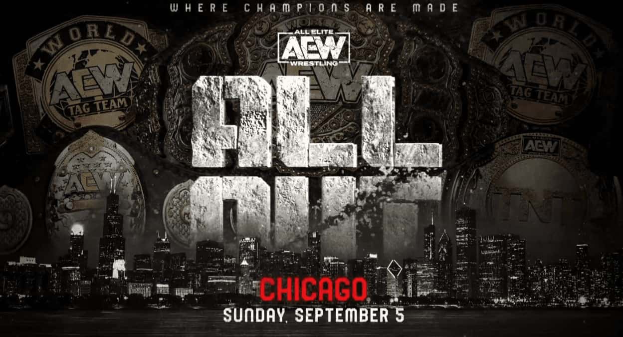 Updated Card for AEW All Out PPV
