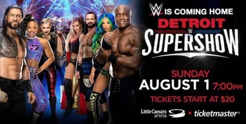 WWE Supershow Results from Little Caesars Arena in Detroit