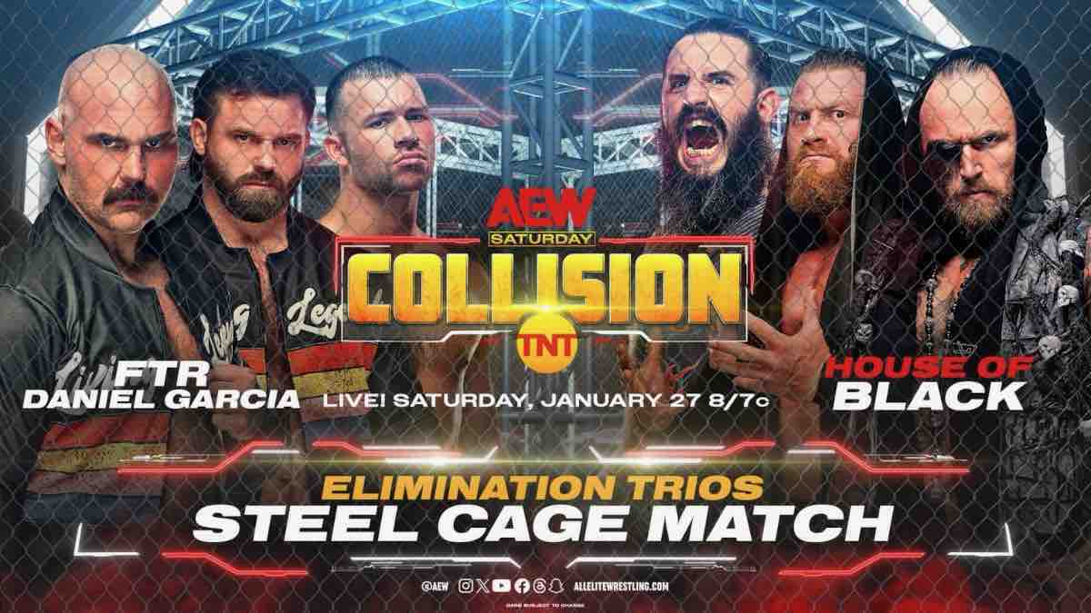 AEW Collision Results – 1/27/24 (Steel Cage Match, CMLL Stars Coming, More!)