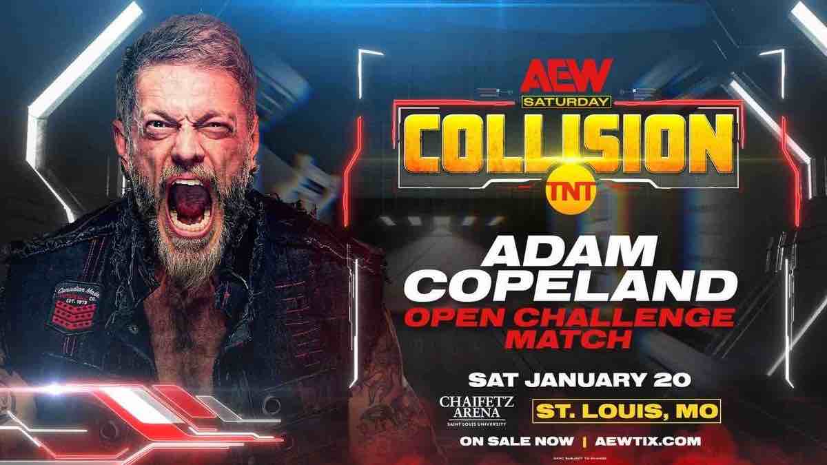 AEW Collision Results – 1/20/24 (Adam Copeland Open Challenge And More!)