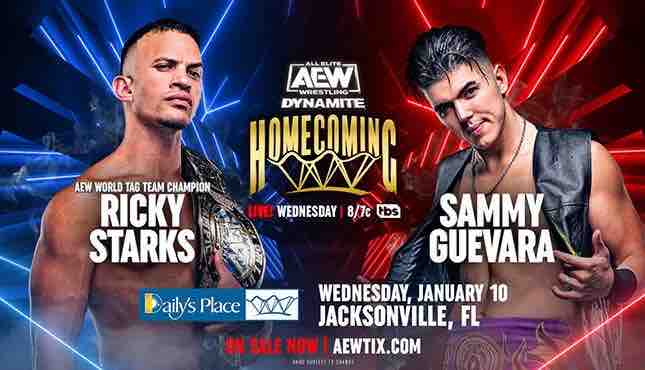 Current lineup for 1/10 AEW Dynamite Homecoming; Title Match set for AEW Battle of the Belts IX