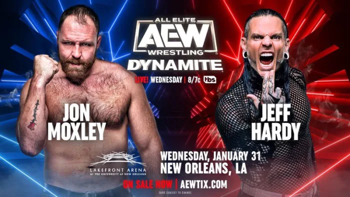 Jon Moxley vs. Jeff Hardy added to Wednesday’s AEW Dynamite