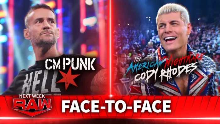 CM Punk and Cody Rhodes to go face-to-face on 1/22 WWE Raw