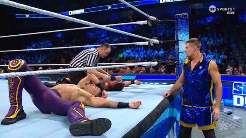 Austin Theory/Carmelo Hayes suffer contusions after WWE SmackDown match stoppage