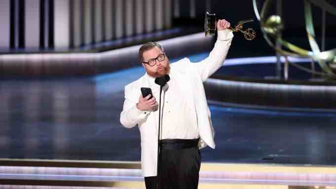 Actor Paul Walter Hauser thanks DDP, mentions Matt Cardona during Emmys