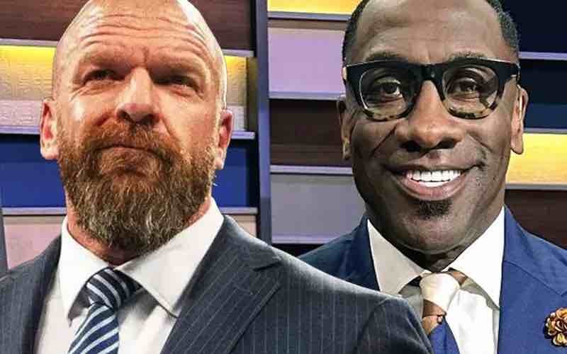 Triple H invites Shannon Sharpe to attend a WWE event at any place, any time