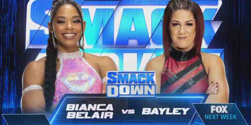 Current lineup for 1/12 WWE Friday Night SmackDown