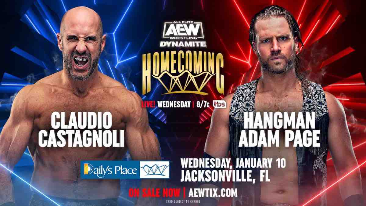 AEW Dynamite Homecoming Preview: Claudio Castagnoli vs. Hangman Page, more!