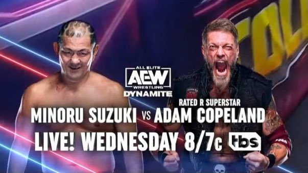 Adam Copeland vs. Minoru Suzuki and more set for 1/24 AEW Dynamite