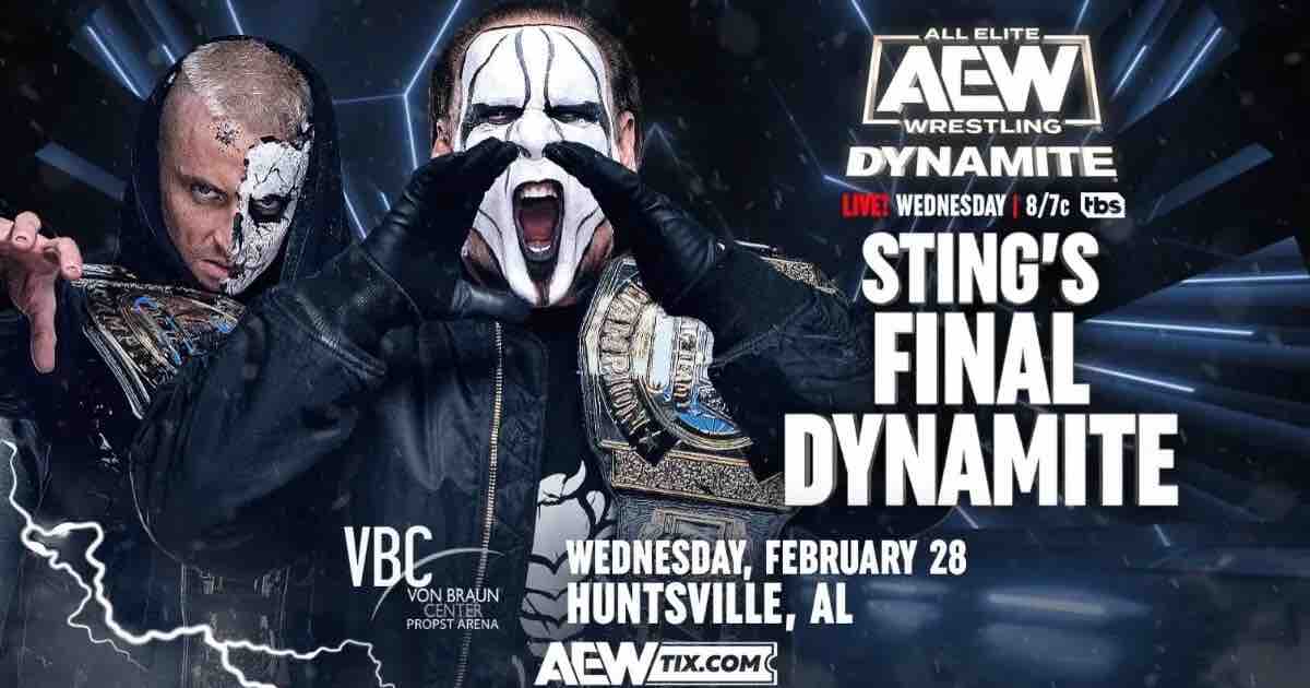 Sting’s final AEW Dynamite appearance and more set for tonight