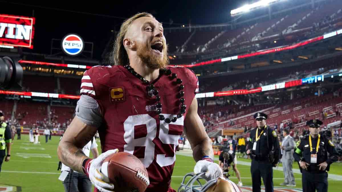 George Kittle likes idea of The Rock as special guest referee for Cody Rhodes vs. Roman Reigns