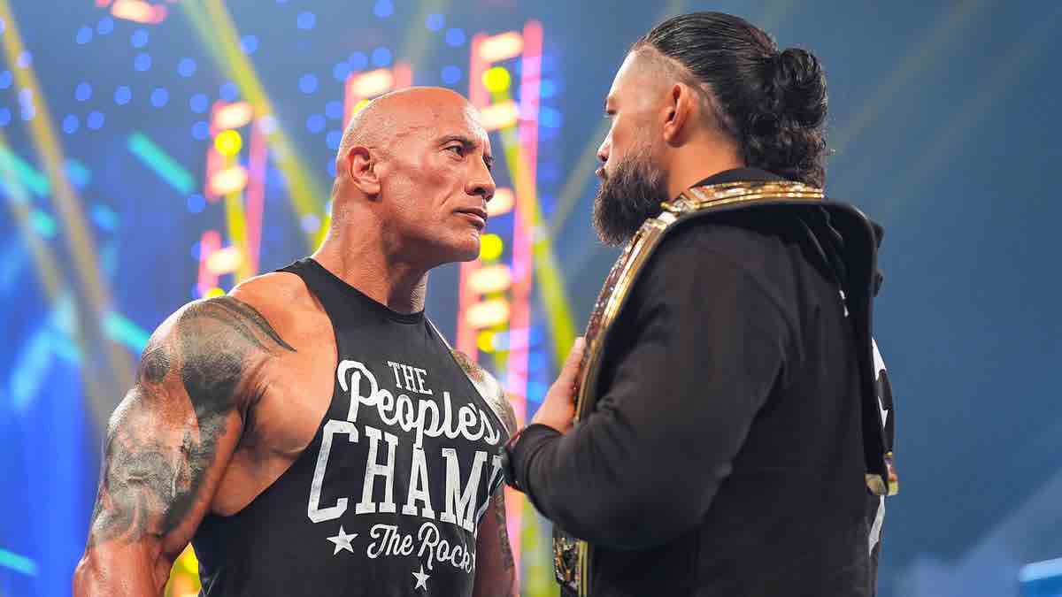 Video package from 2/2/24 SmackDown featuring The Rock gets booed by fans at WWE House Show