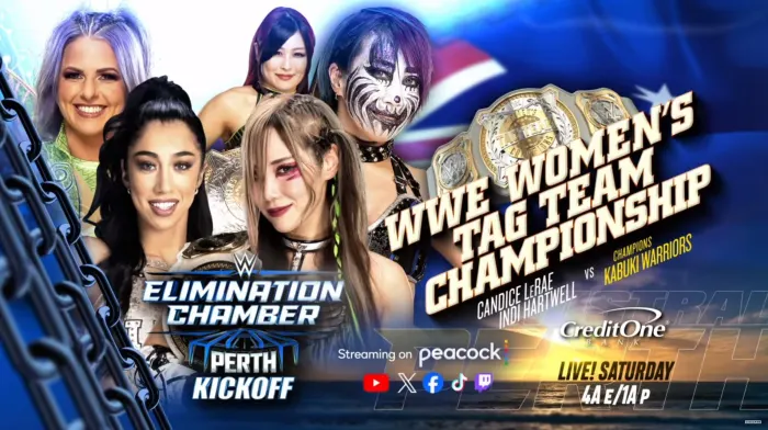 Tag Team Title Match set for Saturday’s WWE Elimination Chamber Kickoff show