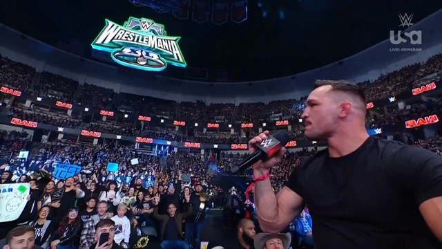 UFC’s Michael Chandler calls out Conor McGregor during 2/19 WWE Raw