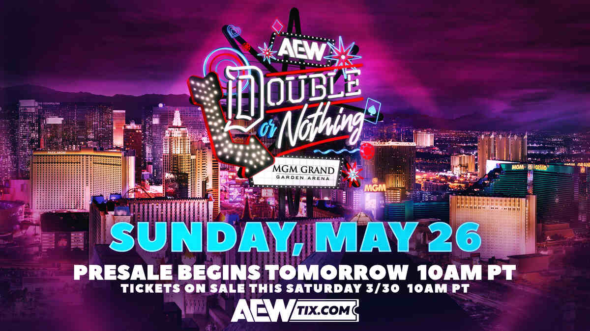 AEW returns to Las Vegas for Collision, Double Or Nothing