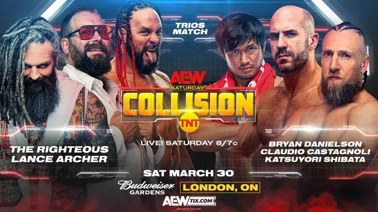 AEW Collision Results – 3/30/24 (Trios Action, TNT Title Open Challenge, More!)