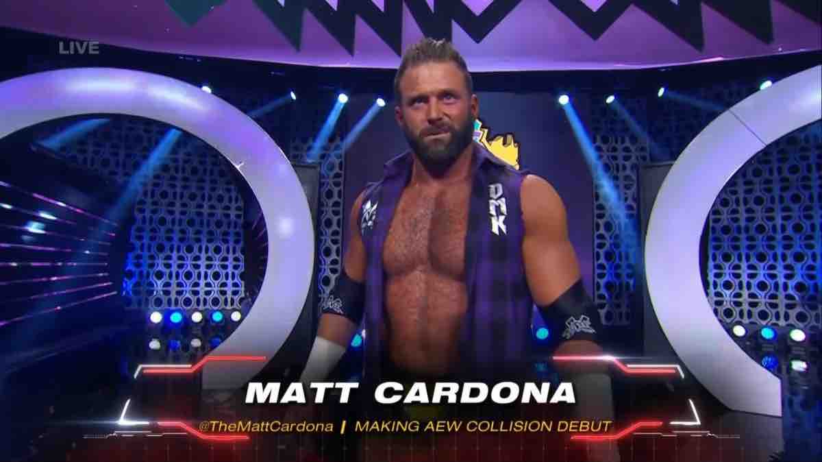 Matt Cardona answers Adam Copeland’s TNT Title Open Challenge on AEW Collision