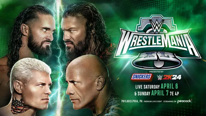 WrestleMania 40 Night One match official; Full segment: Cody Rhodes slaps The Rock