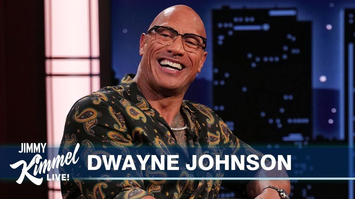 VIDEO: The Rock talks Oscars, skincare, and wrestling crowds with Jimmy Kimmel