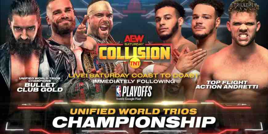 Current lineup for 4/27 AEW Collision and Rampage; 5/1 Dynamite