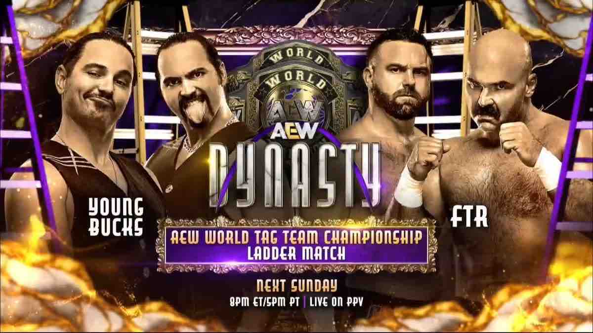 AEW Dynasty Update: New match, Change to Tag Title Match; Note on Rampage