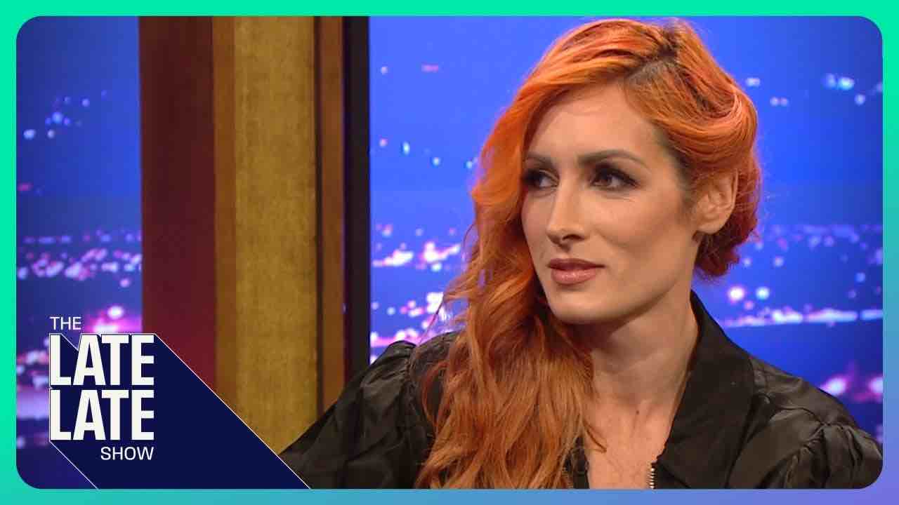 Video: Becky Lynch appears on the Late Late Show in Ireland
