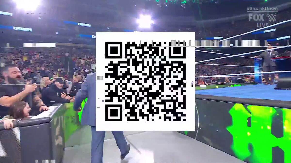 New teaser shown via QR code on WWE SmackDown