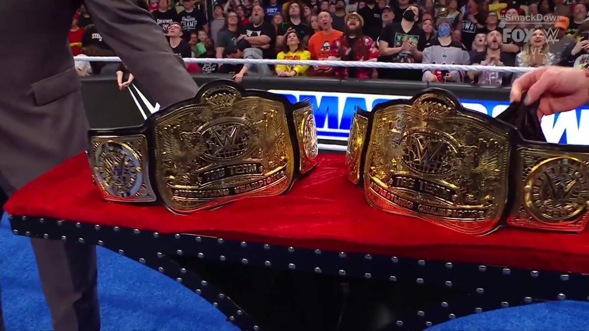 WWE unveils new Tag Team Championships on SmackDown