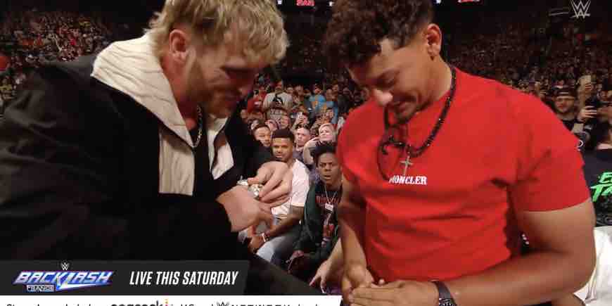 Logan Paul inadvertently hits JD McDonagh with Patrick Mahomes’ Super Bowl rings