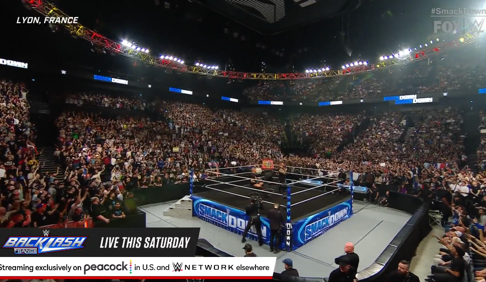 WWE receives warning about the noise level from the fans at SmackDown in France