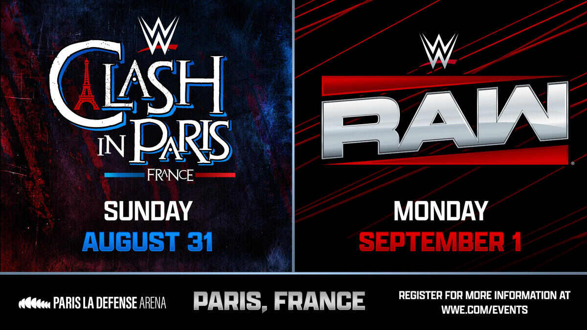WWE announces ‘Clash’ PLE, RAW in Paris