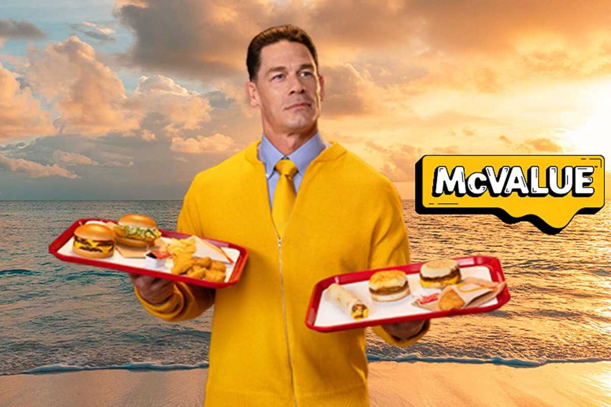 John Cena and McDonald’s team up together for New McValue Platform