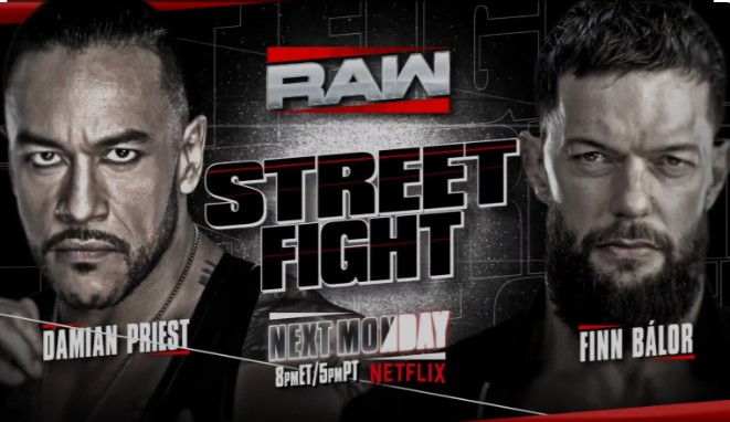 Current lineup for the 1/13 episode of WWE Raw