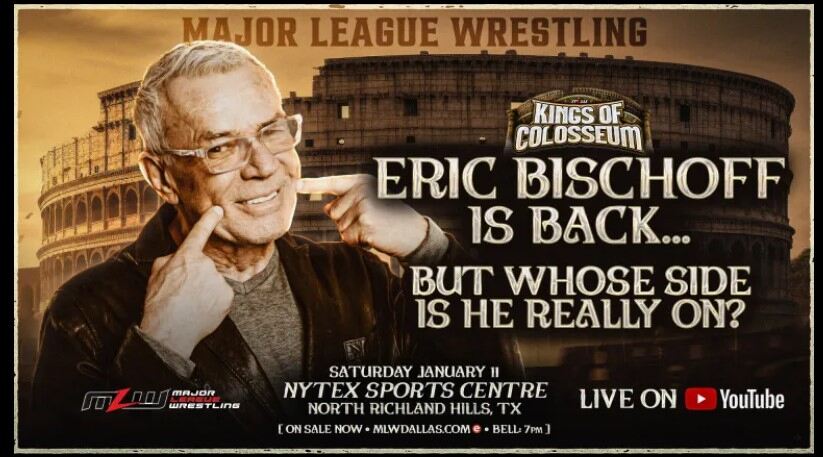 Eric Bischoff to address MLW at this Saturday’s Kings of Colosseum