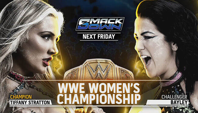 Big Title Match set for next Friday’s WWE SmackDown