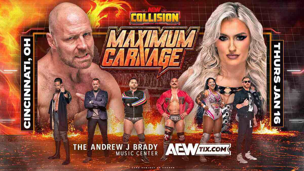 AEW Collision SPOILERS: Matches taped 1/16 to air 1/18