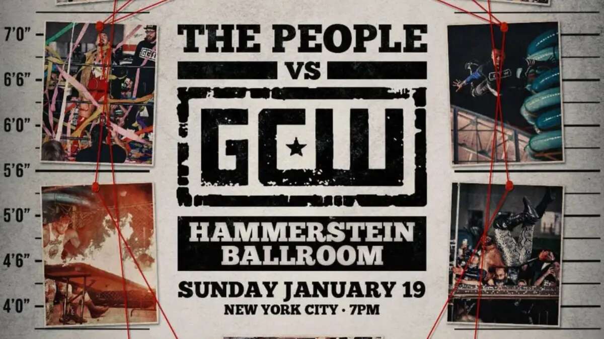Former WWE champion announced for GCW event at the Hammerstein Ballroom