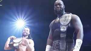 Omos returning to WWE, relinquishes his half of the GHC Tag Team Titles